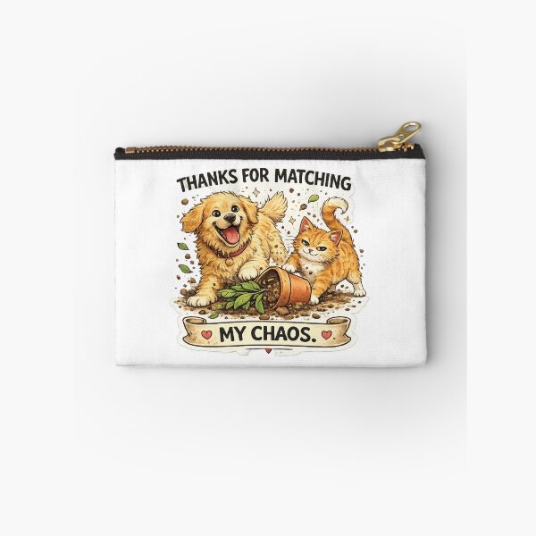 Item preview, Funny Best Friend Gift Cat Dog Chaotic Duo designed and sold by Gentlestate.