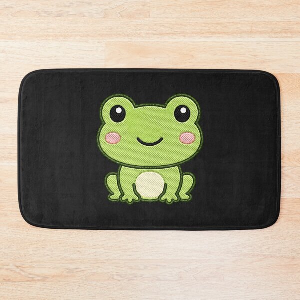 Item preview, Smiling Frog – Cute Minimal Kawaii Animal Design designed and sold by ColorSplash123.