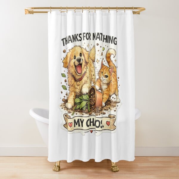 Item preview, Funny Best Friend Gift Cat Dog Chaotic Duo designed and sold by Gentlestate.
