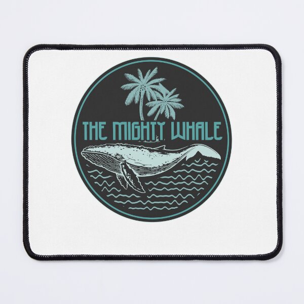 Item preview, The Mighty Whale – Funny Ocean Pun Design with Tropical Vintage Style designed and sold by EichStore.
