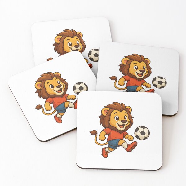 Item preview, Lion footballer, football, ball designed and sold by strongSpiritEd.