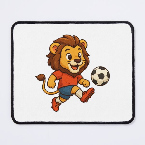 Item preview, Lion footballer, football, ball designed and sold by strongSpiritEd.