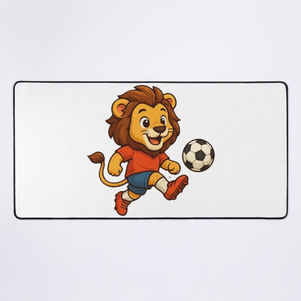Item preview, Lion footballer, football, ball designed and sold by strongSpiritEd.