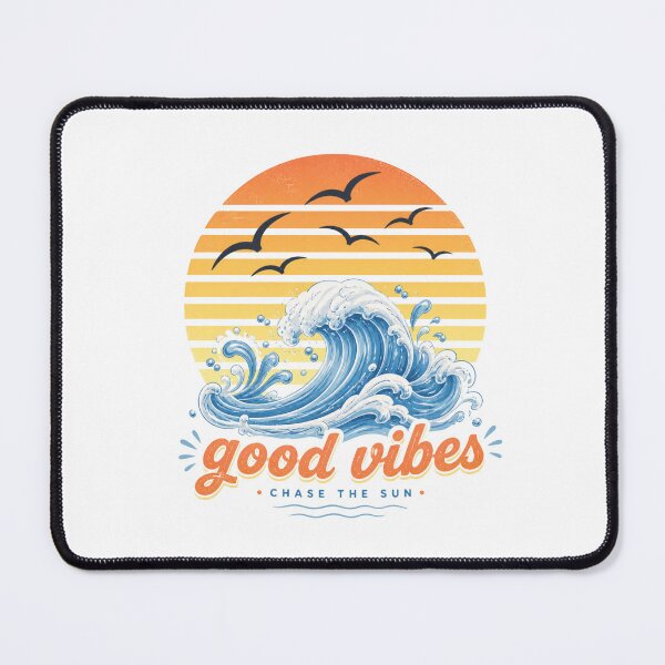 Item preview, Good Vibes Chase the Sun Waves designed and sold by Just1MoreShirt.