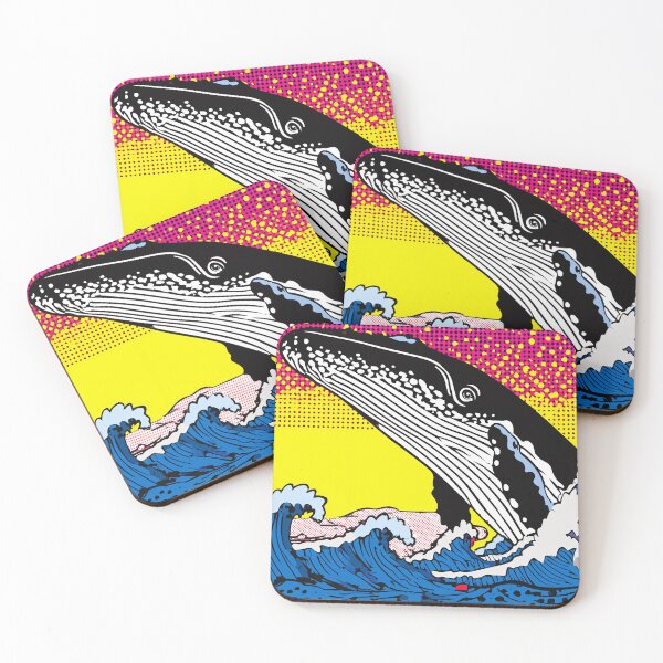 Item preview, Vibrant Pop Art Whale designed and sold by lautir.