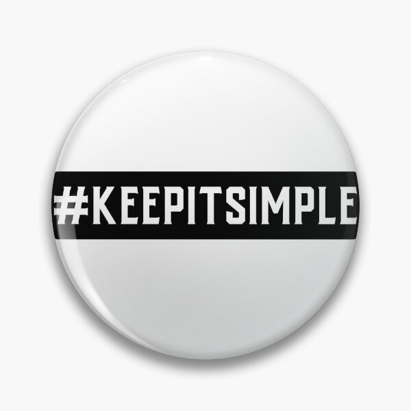 Item preview, #KeepItSimple Hashtag T-Shirt designed and sold by DwishOriginals.
