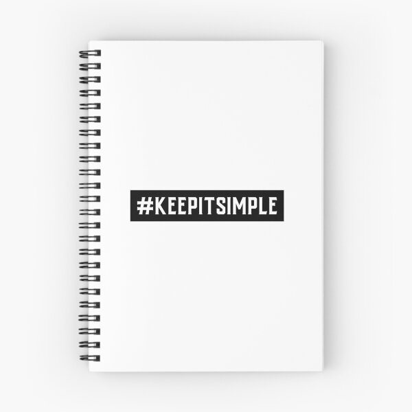Item preview, #KeepItSimple Hashtag T-Shirt designed and sold by DwishOriginals.