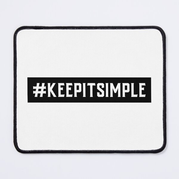 Item preview, #KeepItSimple Hashtag T-Shirt designed and sold by DwishOriginals.