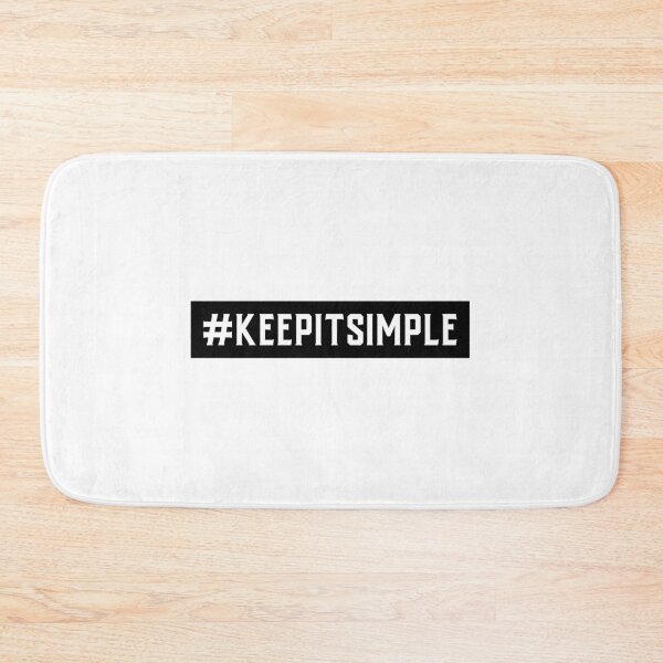 Item preview, #KeepItSimple Hashtag T-Shirt designed and sold by DwishOriginals.
