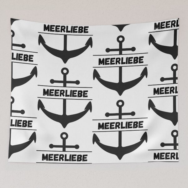 Item preview, Sea love – minimalist North German anchor design designed and sold by EmmaEddyStore.