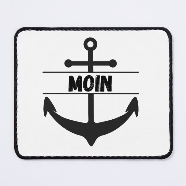 Item preview, Hello – minimalist North German anchor design designed and sold by EmmaEddyStore.
