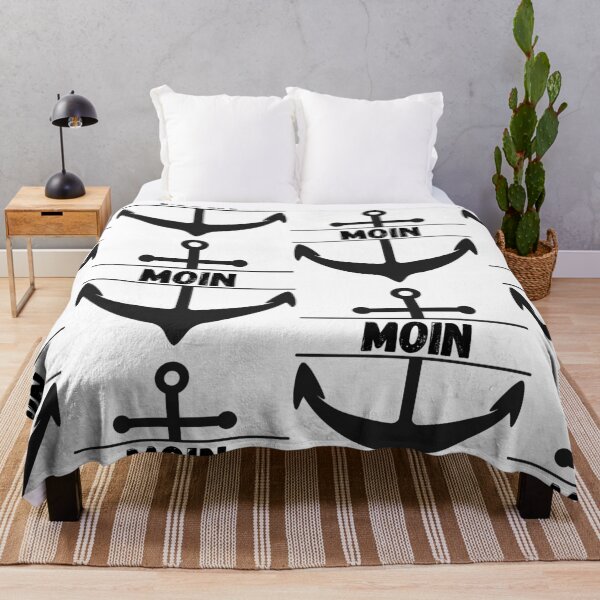 Item preview, Hello – minimalist North German anchor design designed and sold by EmmaEddyStore.