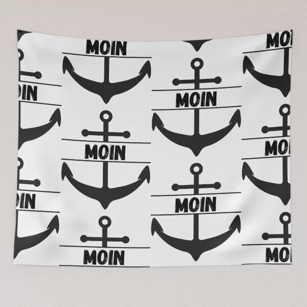 Artikelvorschau, Moin – norddeutsches Anker Design minimalistisch entworfen und verkauft von EmmaEddyStore.