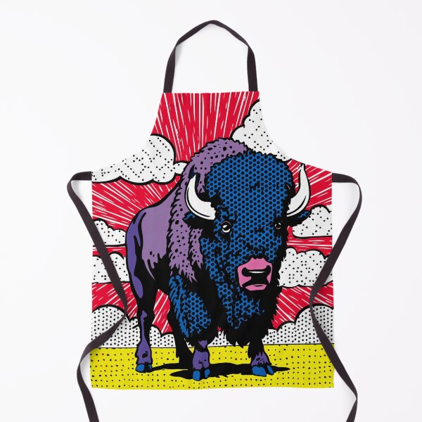Item preview, Pop Art Bison with Clouds designed and sold by lautir.
