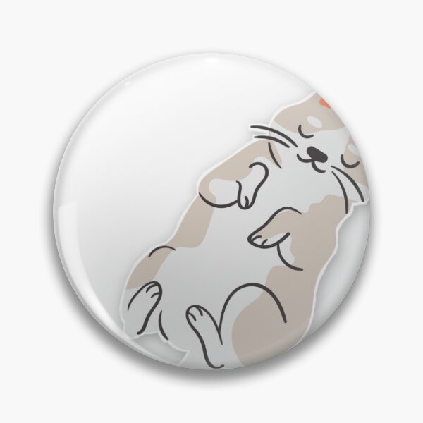Item preview, Purrfectly Relaxed – Cozy Sleepy Cat Aesthetic Sticker designed and sold by Sarroj.