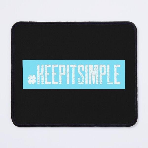Item preview, #KeepItSimple Hashtag T-Shirt designed and sold by DwishOriginals.