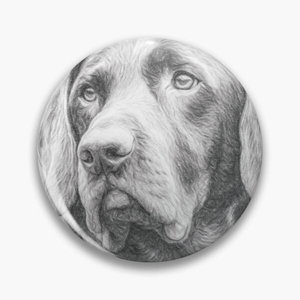 Item preview, Labrador Retriever Pencil Sketch Portrait | Black and White Lab Dog Art | Realistic Pet Drawing | Minimalist Monochrome Illustration Gift designed and sold by Leon Woods Pencil Art.