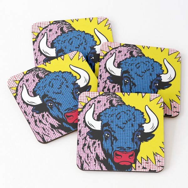 Item preview, Pop Art Blue Buffalo designed and sold by lautir.