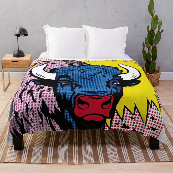 Item preview, Pop Art Blue Buffalo designed and sold by lautir.