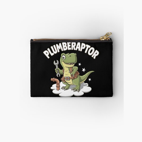 Item preview, Plumberaptor Funny Dinosaur Plumber Wrench Pun designed and sold by haitrieuic96.