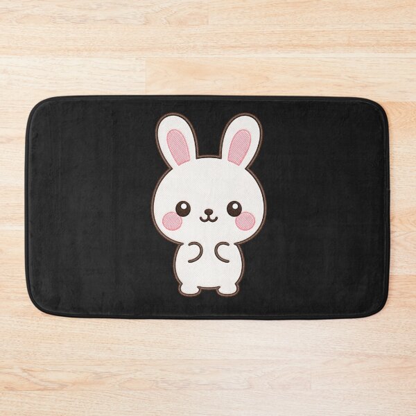 Item preview, Blushing Bunny – Cute Minimal Kawaii Love Design designed and sold by ColorSplash123.