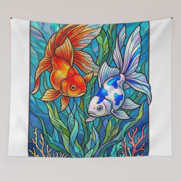 Item preview, Goldfish in a mirror designed and sold by PP&RAINBOW SHOP.