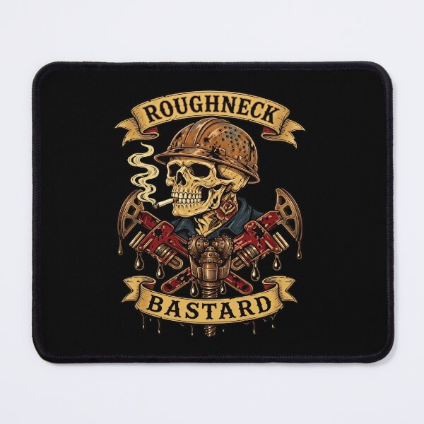 Item preview, Roughneck Bastard Oilfield Skull Vintage Tattoo Style designed and sold by haitrieuic96.