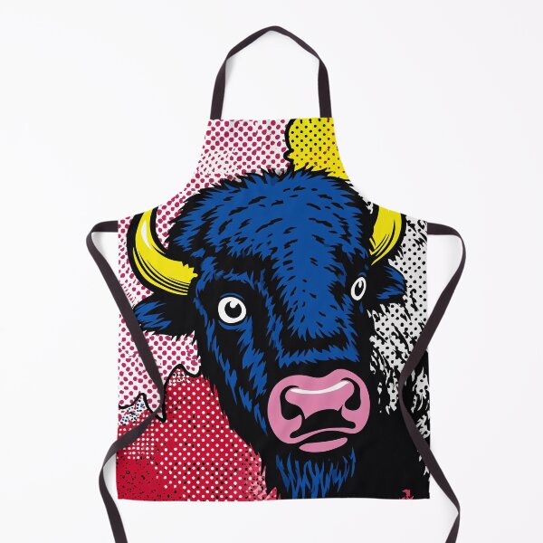 Item preview, Colorful Bison in Pop Art Style designed and sold by lautir.
