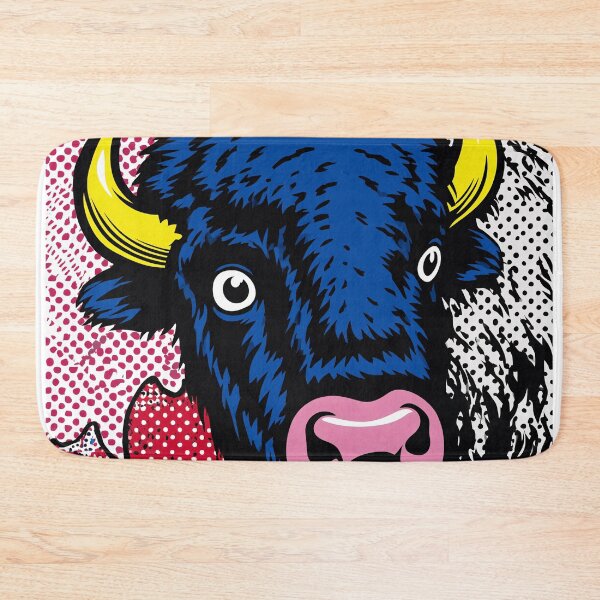 Item preview, Colorful Bison in Pop Art Style designed and sold by lautir.