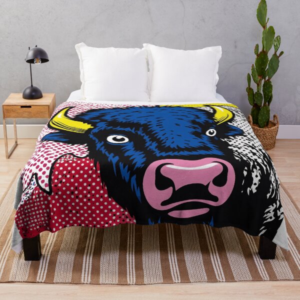 Item preview, Colorful Bison in Pop Art Style designed and sold by lautir.