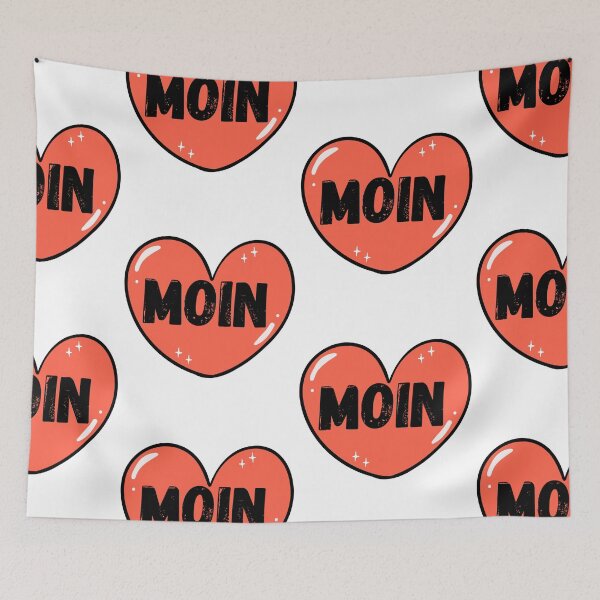 Artikelvorschau, Moin – norddeutsches Herz Design minimalistisch entworfen und verkauft von EmmaEddyStore.