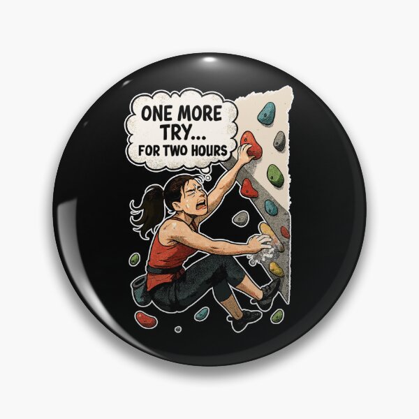 Item preview, Bouldering Woman Overhang – One More Try Comic designed and sold by Pineapple-Tree.