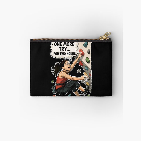 Item preview, Bouldering Woman Overhang – One More Try Comic designed and sold by Pineapple-Tree.