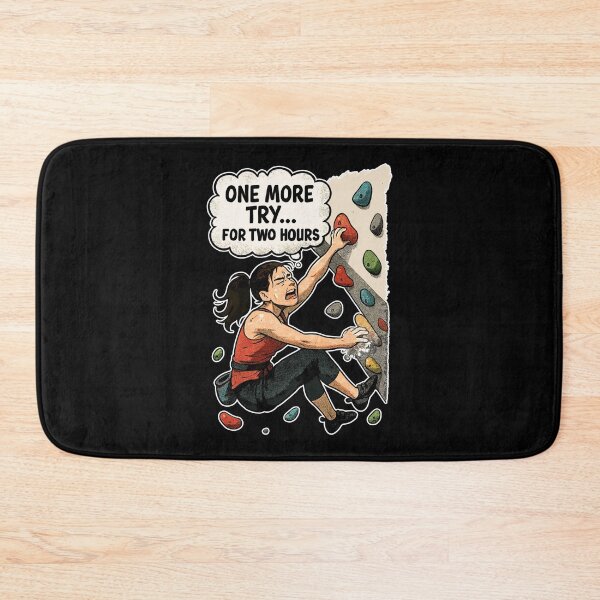 Item preview, Bouldering Woman Overhang – One More Try Comic designed and sold by Pineapple-Tree.