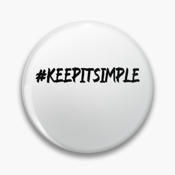 Item preview, #KeepItSimple Hashtag T-Shirt designed and sold by DwishOriginals.