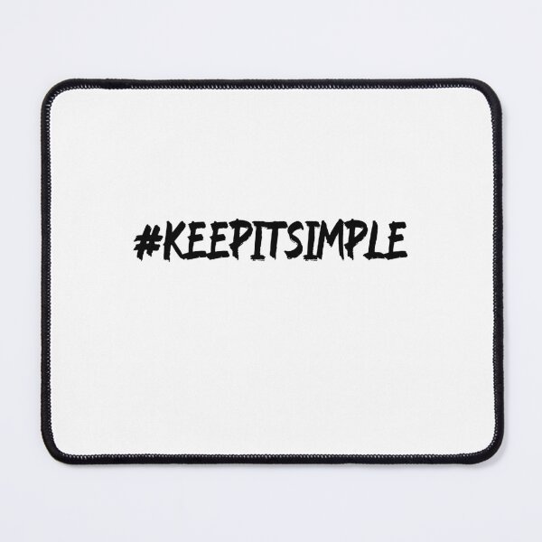 Item preview, #KeepItSimple Hashtag T-Shirt designed and sold by DwishOriginals.