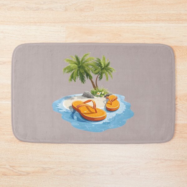 Item preview, Summer with flipflops designed and sold by Newrealis.