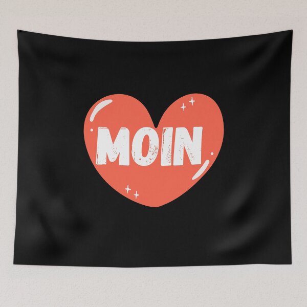 Artikelvorschau, Moin – norddeutsches Herz Design minimalistisch entworfen und verkauft von EmmaEddyStore.