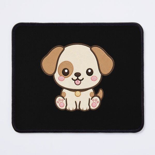 Item preview, Happy Puppy – Cute Minimal Kawaii Dog Design designed and sold by ColorSplash123.
