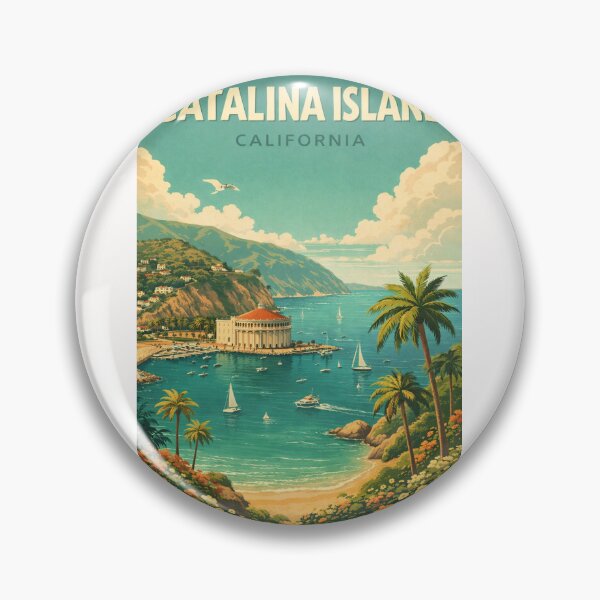 Item preview, Catalina Island Avalon Casino California Coastline Pacific Ocean Scenic View designed and sold by Places On Earth.