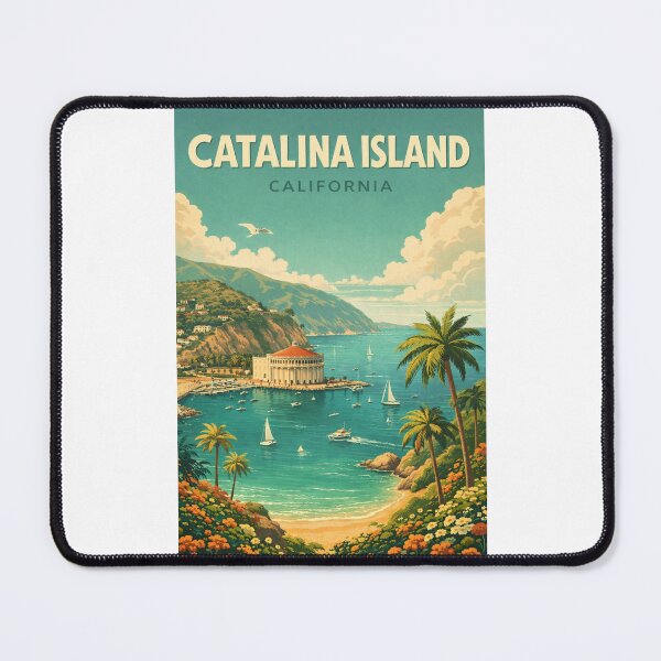Item preview, Catalina Island Avalon Casino California Coastline Pacific Ocean Scenic View designed and sold by Places On Earth.