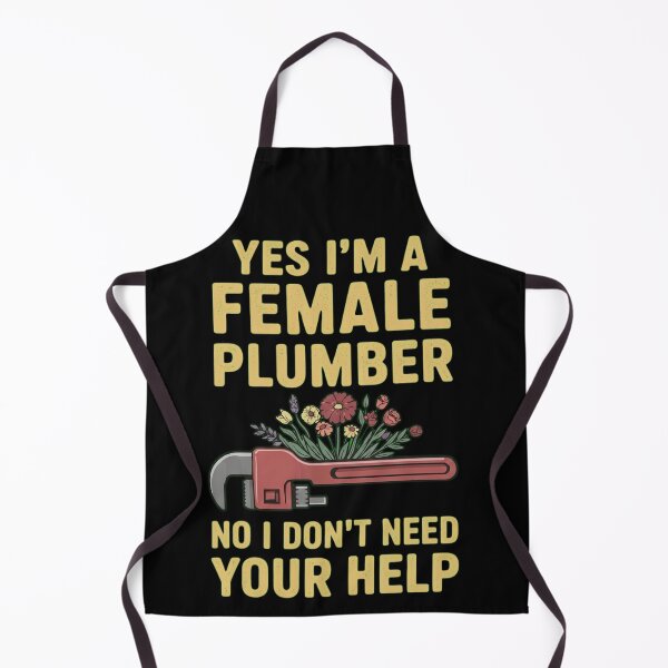 Item preview, Funny Female Plumber Floral Wrench - No Help Needed Gift designed and sold by haitrieuic96.