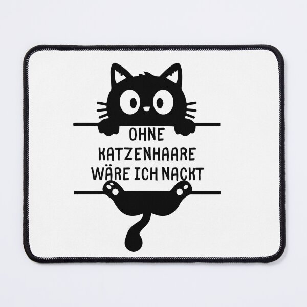 Item preview, Without cat hair I'd be naked – funny cat saying designed and sold by EmmaEddyStore.