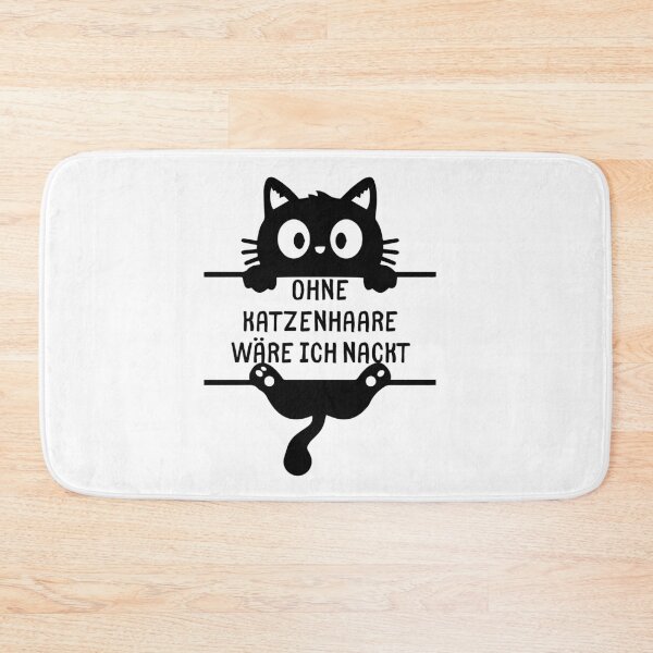 Item preview, Without cat hair I'd be naked – funny cat saying designed and sold by EmmaEddyStore.