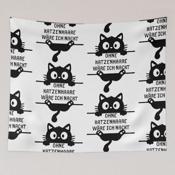 Item preview, Without cat hair I'd be naked – funny cat saying designed and sold by EmmaEddyStore.