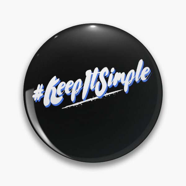 Item preview, #KeepItSimple Hashtag T-Shirt designed and sold by DwishOriginals.