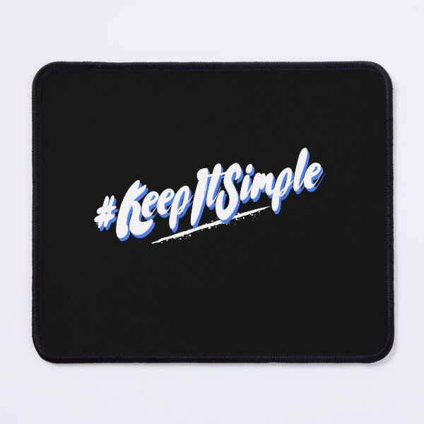 Item preview, #KeepItSimple Hashtag T-Shirt designed and sold by DwishOriginals.