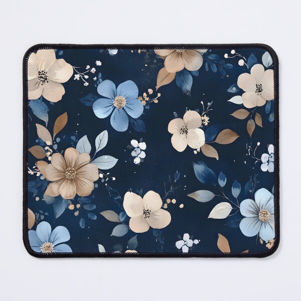 Item preview, Vintage Romantic Watercolor Midnight Floral designed and sold by GrinGalore.