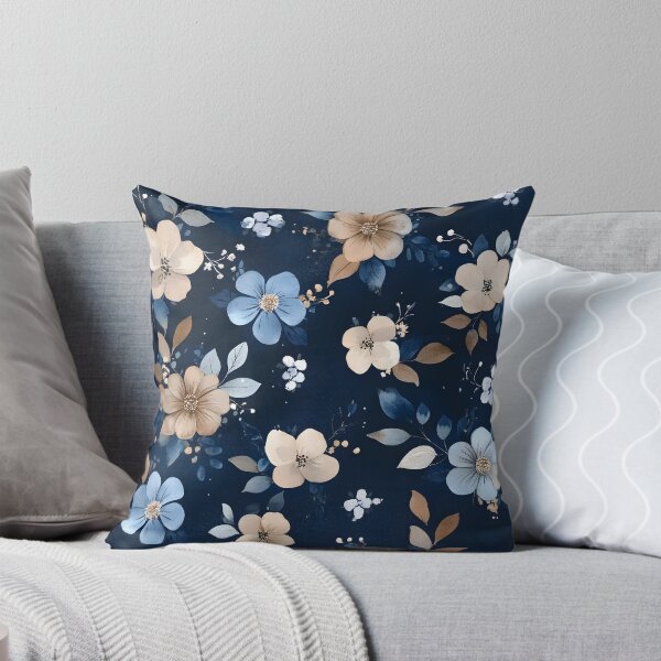 Item preview, Vintage Romantic Watercolor Midnight Floral designed and sold by GrinGalore.