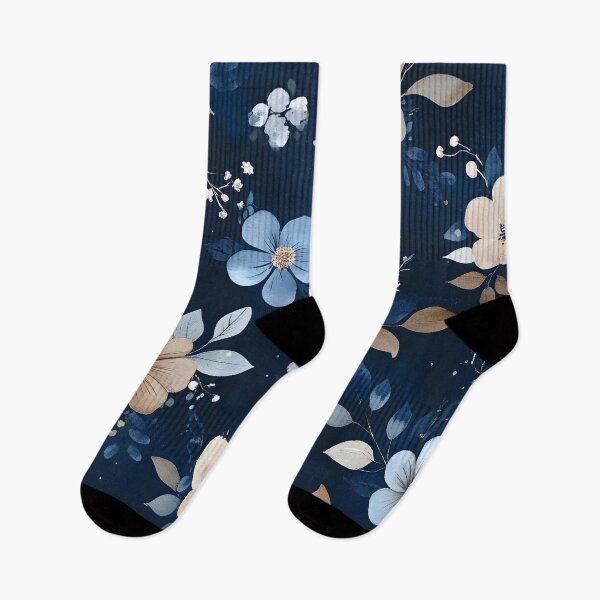 Item preview, Vintage Romantic Watercolor Midnight Floral designed and sold by GrinGalore.